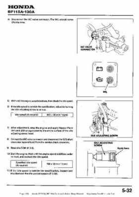 Honda BF115A, BF130A Outboard Motors Shop Manual., Page 118
