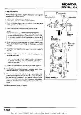 Honda BF115A, BF130A Outboard Motors Shop Manual., Page 146