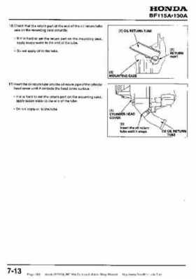 Honda BF115A, BF130A Outboard Motors Shop Manual., Page 189