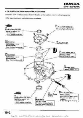 Honda BF115A, BF130A Outboard Motors Shop Manual., Page 220
