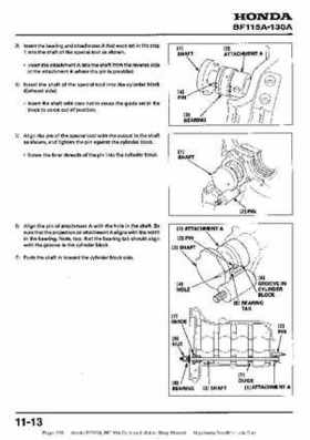 Honda BF115A, BF130A Outboard Motors Shop Manual., Page 236