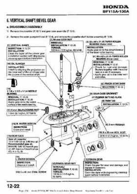 Honda BF115A, BF130A Outboard Motors Shop Manual., Page 274