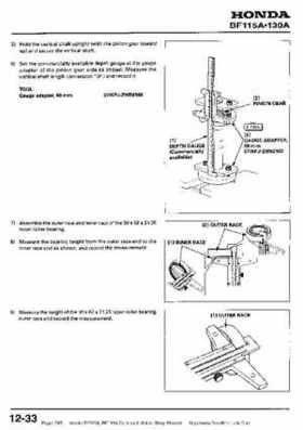 Honda BF115A, BF130A Outboard Motors Shop Manual., Page 285