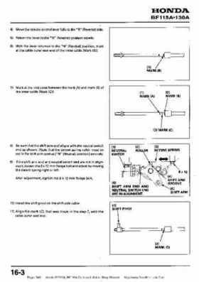 Honda BF115A, BF130A Outboard Motors Shop Manual., Page 346