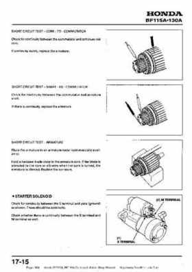 Honda BF115A, BF130A Outboard Motors Shop Manual., Page 364