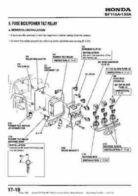 Honda BF115A, BF130A Outboard Motors Shop Manual., Page 368