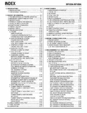 Honda BF135A, BF150A Outboard Motors Shop Manual., Page 2