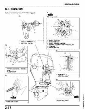 Honda BF135A, BF150A Outboard Motors Shop Manual., Page 87