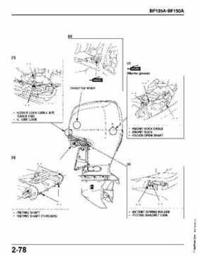 Honda BF135A, BF150A Outboard Motors Shop Manual., Page 88