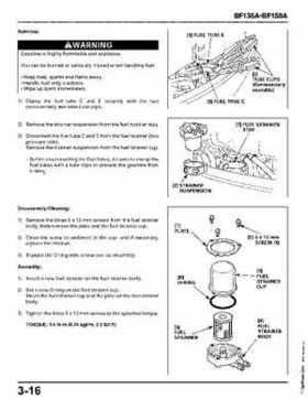 Honda BF135A, BF150A Outboard Motors Shop Manual., Page 105