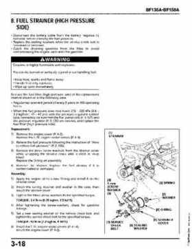 Honda BF135A, BF150A Outboard Motors Shop Manual., Page 107