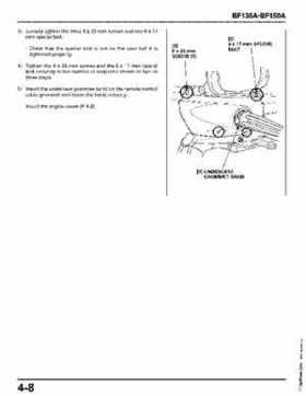 Honda BF135A, BF150A Outboard Motors Shop Manual., Page 127