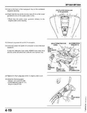 Honda BF135A, BF150A Outboard Motors Shop Manual., Page 138
