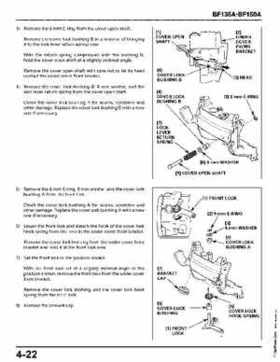 Honda BF135A, BF150A Outboard Motors Shop Manual., Page 141