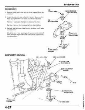 Honda BF135A, BF150A Outboard Motors Shop Manual., Page 146