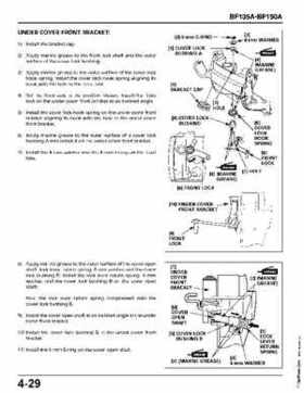 Honda BF135A, BF150A Outboard Motors Shop Manual., Page 148