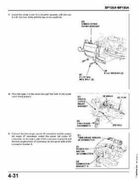 Honda BF135A, BF150A Outboard Motors Shop Manual., Page 150
