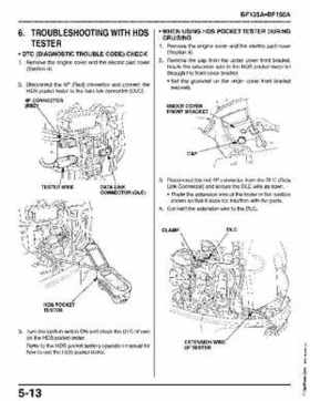 Honda BF135A, BF150A Outboard Motors Shop Manual., Page 166
