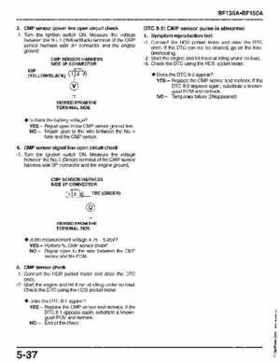 Honda BF135A, BF150A Outboard Motors Shop Manual., Page 190