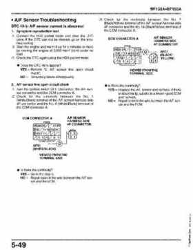 Honda BF135A, BF150A Outboard Motors Shop Manual., Page 202
