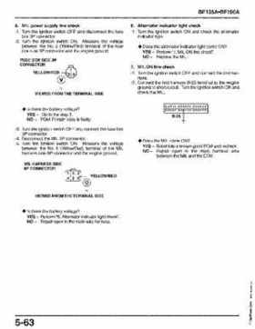 Honda BF135A, BF150A Outboard Motors Shop Manual., Page 216