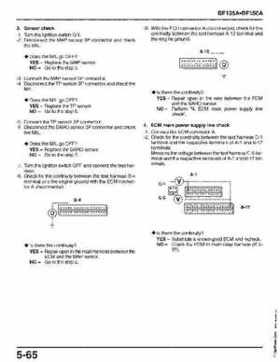 Honda BF135A, BF150A Outboard Motors Shop Manual., Page 218