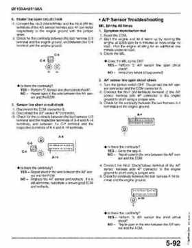 Honda BF135A, BF150A Outboard Motors Shop Manual., Page 245