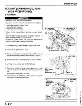 Honda BF135A, BF150A Outboard Motors Shop Manual., Page 264