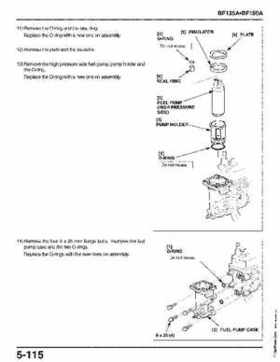 Honda BF135A, BF150A Outboard Motors Shop Manual., Page 268