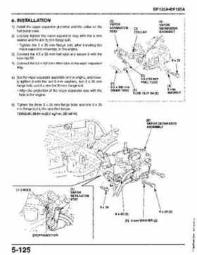 Honda BF135A, BF150A Outboard Motors Shop Manual., Page 278