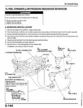 Honda BF135A, BF150A Outboard Motors Shop Manual., Page 297