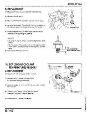 Honda BF135A, BF150A Outboard Motors Shop Manual., Page 300