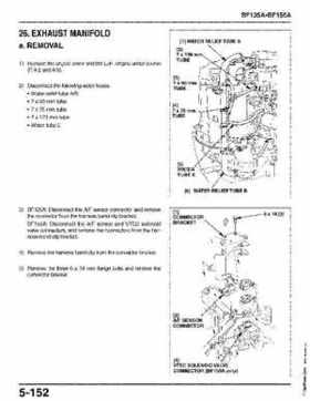 Honda BF135A, BF150A Outboard Motors Shop Manual., Page 305