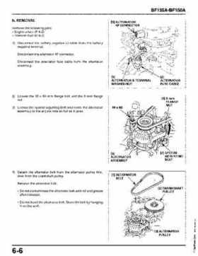 Honda BF135A, BF150A Outboard Motors Shop Manual., Page 317