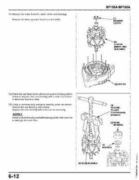 Honda BF135A, BF150A Outboard Motors Shop Manual., Page 323