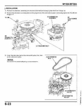 Honda BF135A, BF150A Outboard Motors Shop Manual., Page 334