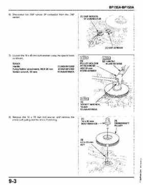 Honda BF135A, BF150A Outboard Motors Shop Manual., Page 357