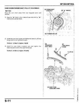 Honda BF135A, BF150A Outboard Motors Shop Manual., Page 365