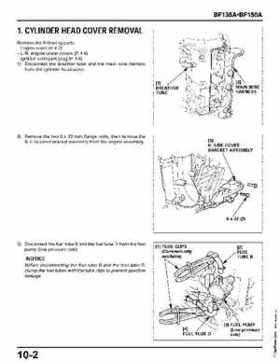 Honda BF135A, BF150A Outboard Motors Shop Manual., Page 375