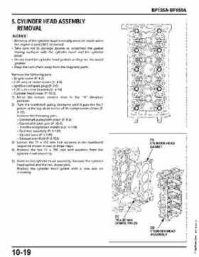 Honda BF135A, BF150A Outboard Motors Shop Manual., Page 392