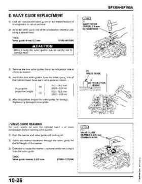 Honda BF135A, BF150A Outboard Motors Shop Manual., Page 399