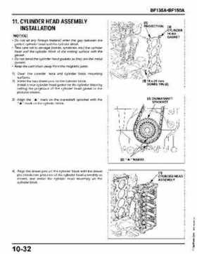 Honda BF135A, BF150A Outboard Motors Shop Manual., Page 405