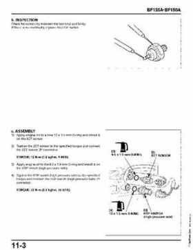 Honda BF135A, BF150A Outboard Motors Shop Manual., Page 418