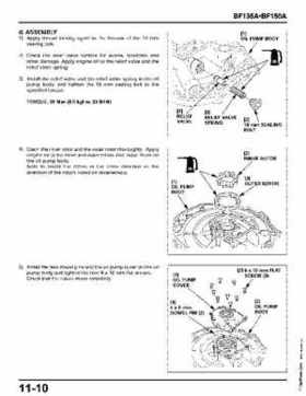 Honda BF135A, BF150A Outboard Motors Shop Manual., Page 425