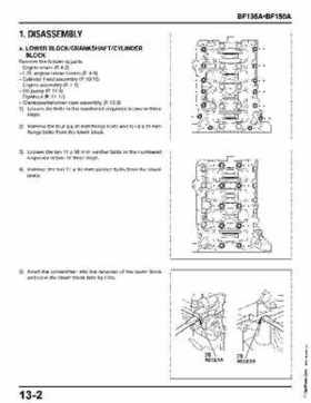 Honda BF135A, BF150A Outboard Motors Shop Manual., Page 443