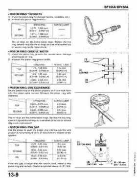 Honda BF135A, BF150A Outboard Motors Shop Manual., Page 450