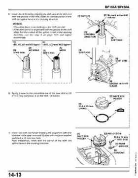 Honda BF135A, BF150A Outboard Motors Shop Manual., Page 480