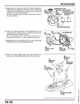 Honda BF135A, BF150A Outboard Motors Shop Manual., Page 482
