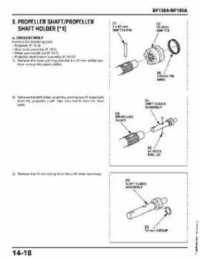 Honda BF135A, BF150A Outboard Motors Shop Manual., Page 485