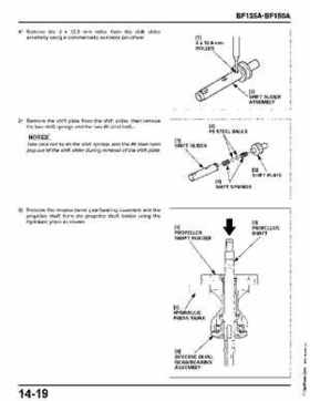 Honda BF135A, BF150A Outboard Motors Shop Manual., Page 486